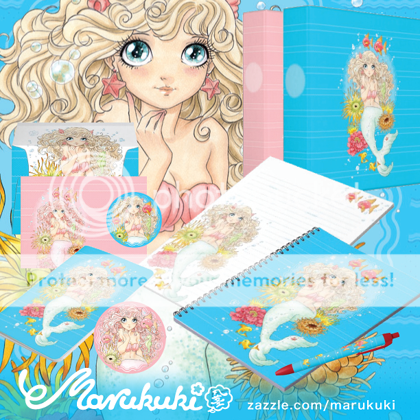 ~oO Mermaid series - zazzle.com/marukuki Oo~