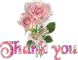 Thank you - rose pink glitter Pictures, Images and Photos