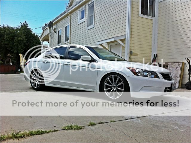 new member - accord on g37 wheels | Drive Accord Honda Forums