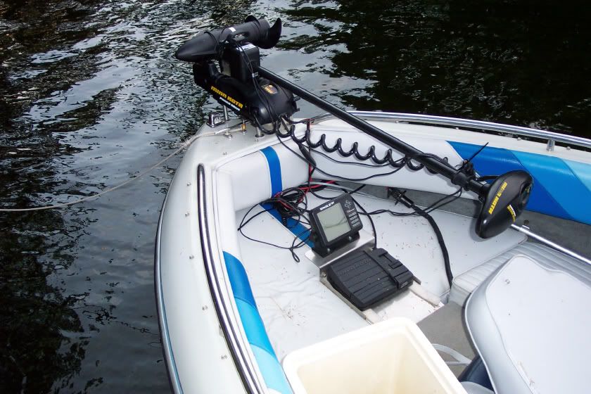 It's only my wife and I... Re: Help with transom mount trolling motor....