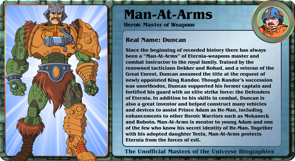 bios no oficiales MOTU  Man-at-arms_bio
