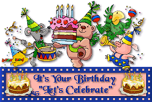 Image result for happy birthday glitter graphics moving