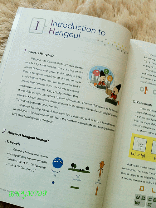 KOREAN MADE EASY Book ~Hangul LearnTravel Dictionary  