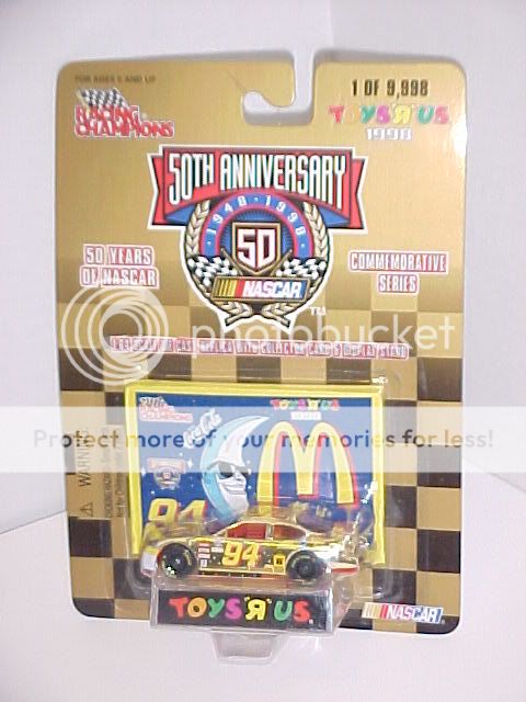 NASCAR 1998 GOLD #94 BILL ELLIOTT McDonalds Mac Tonight  