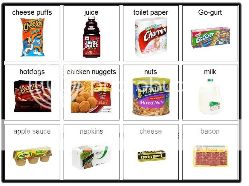 Grocery Shopping Kit Social Story Pecs Schedule Autism