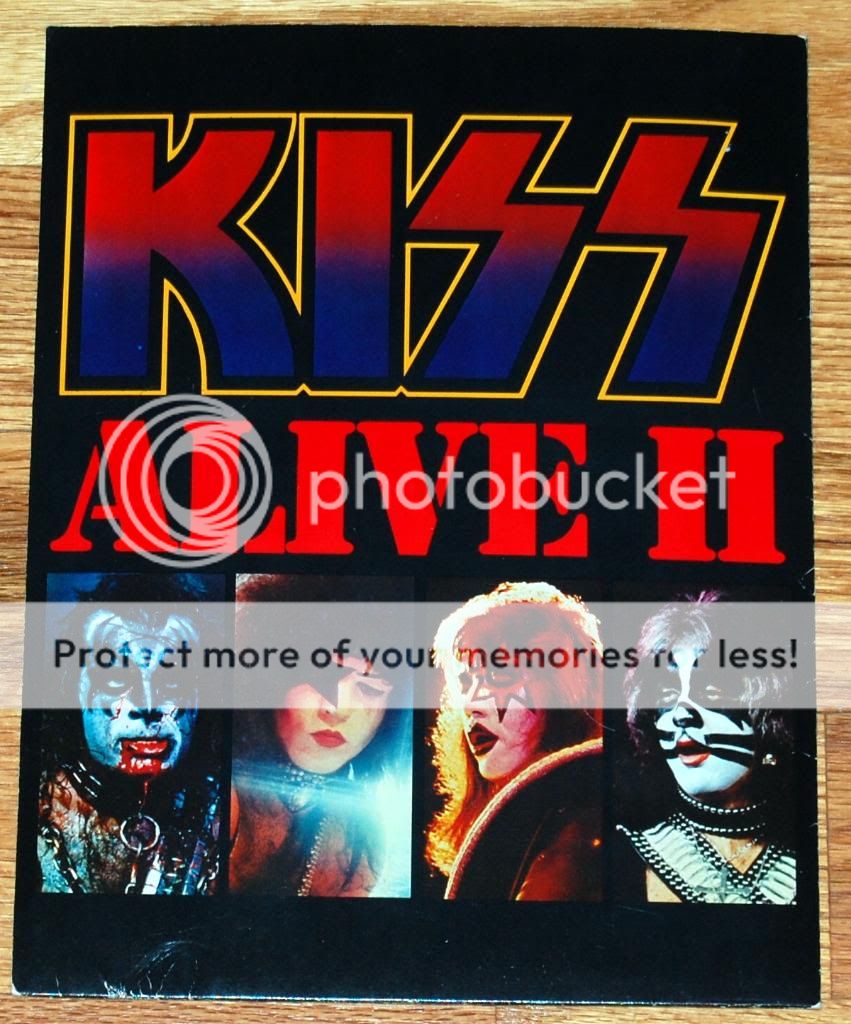 KISS ALIVE II Press Kit 1977 w/ Poster Aucoin Gene Simmons  