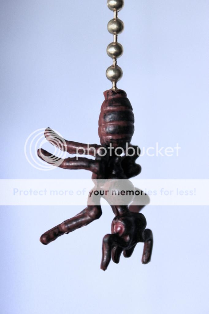 Ant Spider Bug Party Novelty Unique Home Decor Ceiling Fan Light Pull Chain
