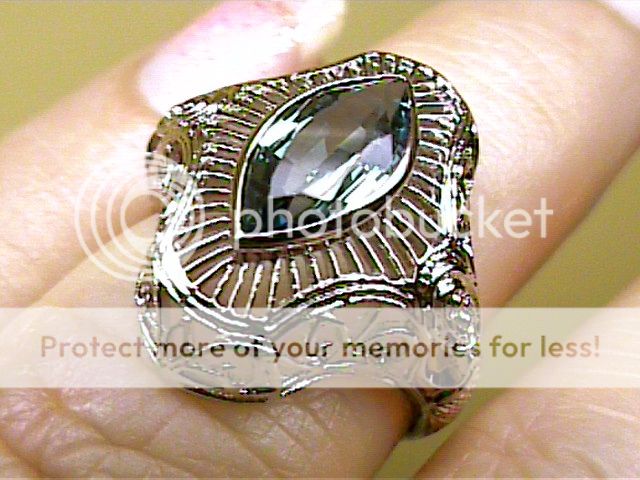 Ring 7 Silver Russian Alexandrite Solitaire Engagement Filigree Color