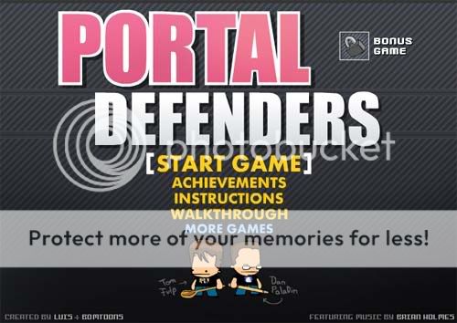 PORTAL DEFENDERS (Kongregate Flash Game) Title