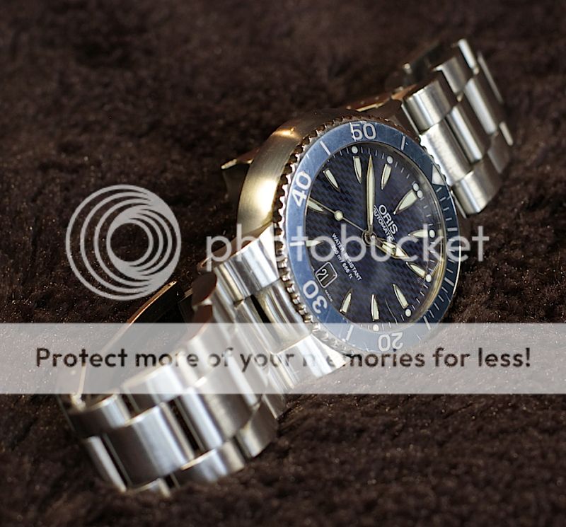 Oris TT1 Divers Date Automatic Mens Watch (633 7533 95 35) Blue BOX 