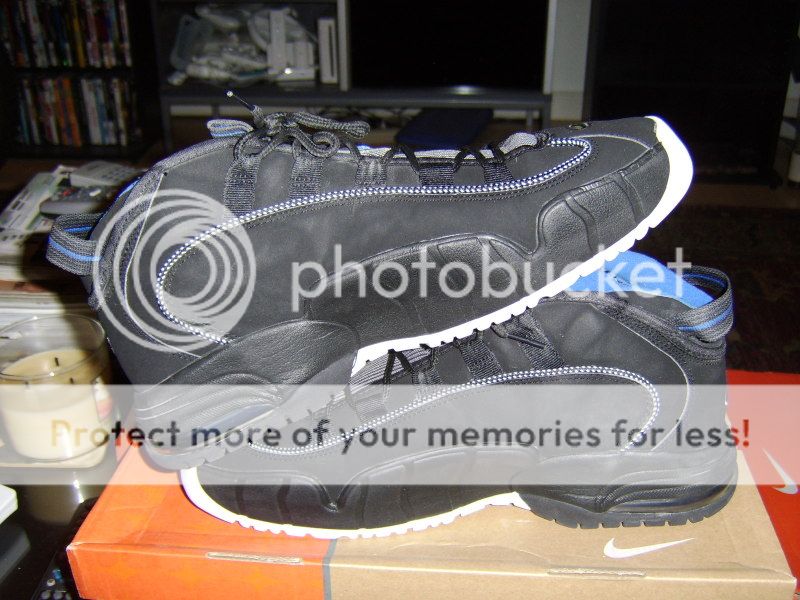 2006 Nike Air Max Penny 1 OG foamposite pro one blue lebron orlando sz 